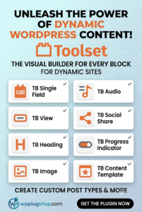 Toolset Blocks – The Visual Builder for Dynamic Content 1.6.24