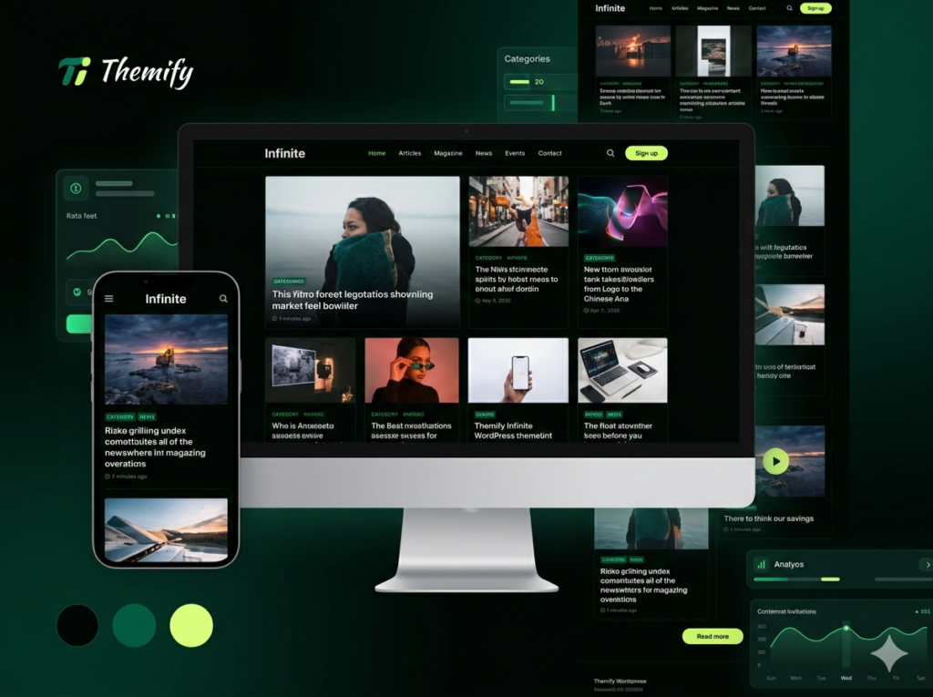 Themify Infinite WordPress Theme for Magazine, Blog & News Websites with Infinite Scroll