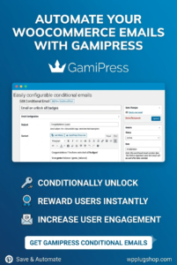 GamiPress Conditional Emails – WordPress Gamification Email Automation Plugin