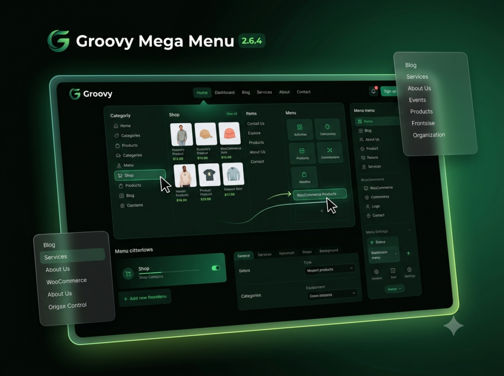 Groovy Mega Menu 2.6.4 – Responsive WordPress Mega Menu & Navigation Builder Plugin