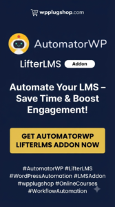 AutomatorWP LifterLMS Addon – LMS Workflow Automation Plugin