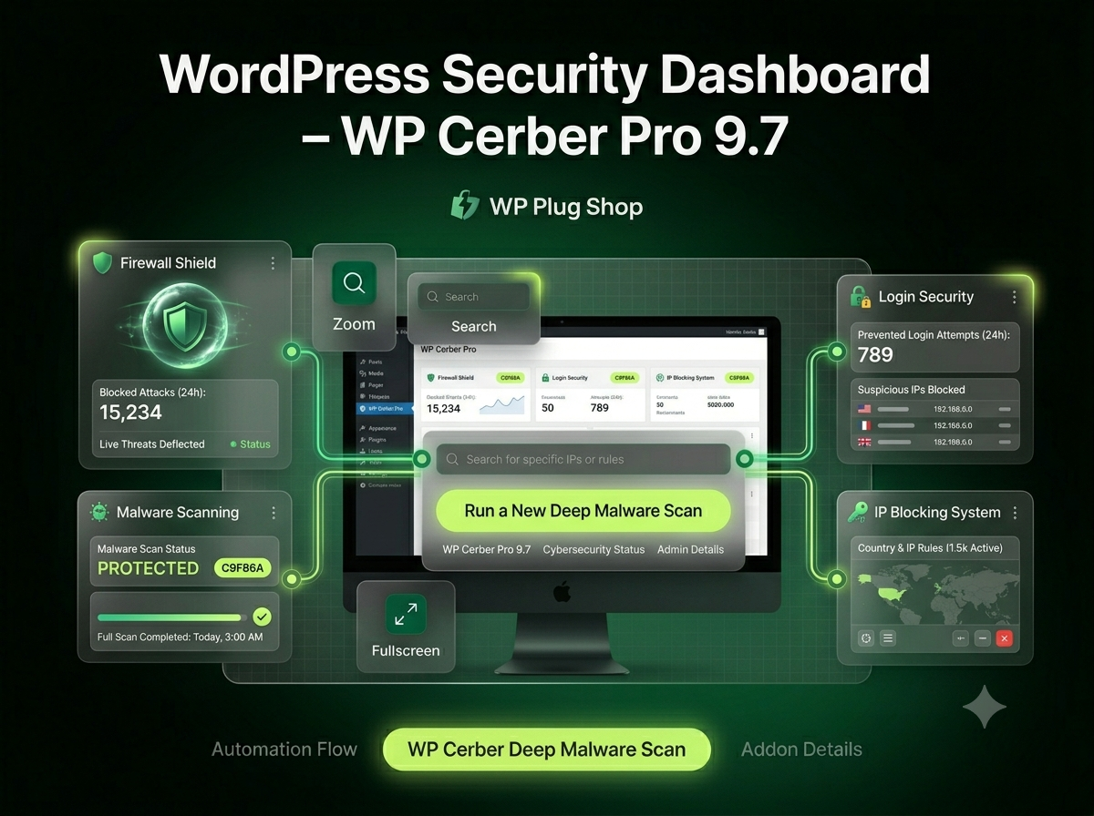Gemini_Generated_Image_8h48em8h48em8h48 WP Cerber Security Pro 9.7 – Advanced WordPress Firewall, Malware Scanner & Login Protection Plugin