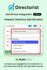 Directorist GamiPress Integration Addon 2.1 – Gamification for Directorist