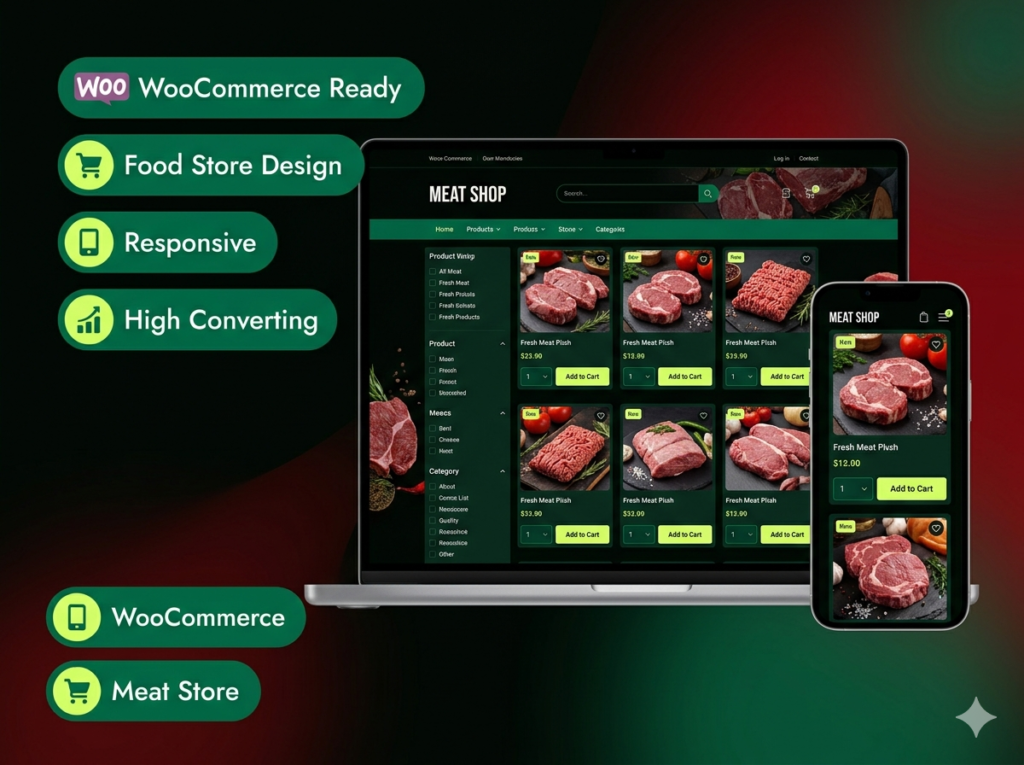 Butcher – Meat Shop WooCommerce WordPress Theme for Food Stores