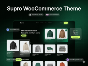 Supro – Minimalist AJAX WooCommerce WordPress Theme for Modern Ecommerce