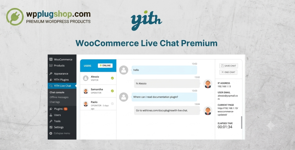 YITH WooCommerce Live Chat Premium 1.9.0 – WooCommerce Live Chat Plugin