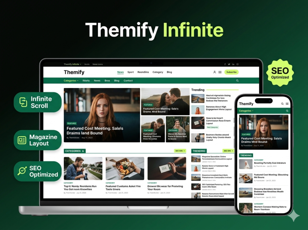Themify Infinite – Infinite Scroll WordPress Theme for Blogs & Magazines