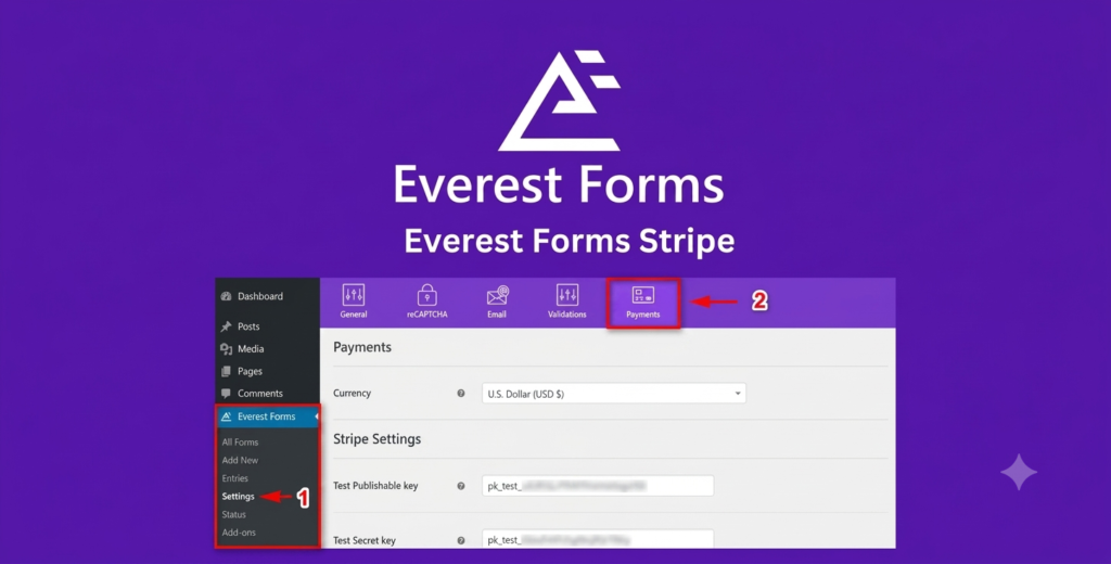 Everest Forms Stripe Add-on – Secure Stripe Payment Gateway for WordPress
