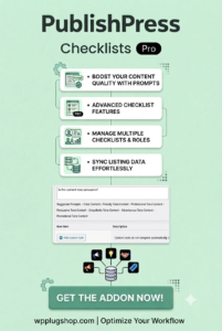 PublishPress Checklists Pro – Editorial Workflow & Publishing Checklist