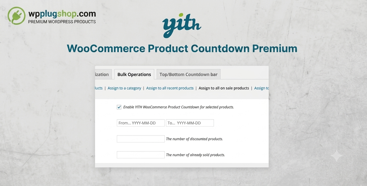 YITH WooCommerce Product Countdown Premium 1.37.0 – WooCommerce Countdown Timer Plugin
