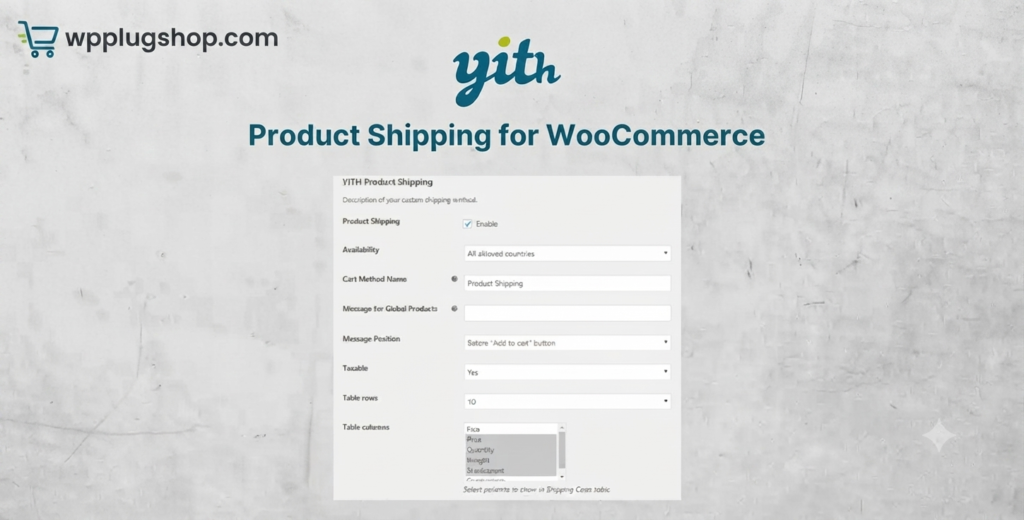 YITH Product Shipping for WooCommerce Premium – Advanced Shipping Rules