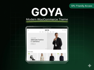 Goya Modern WooCommerce Theme | High-Converting Minimalist WordPress Shop Template