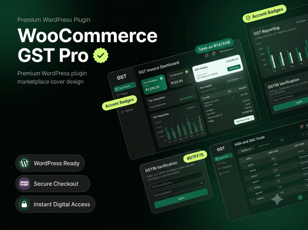 WooCommerce GST Pro – GST Invoice, Billing & Tax Automation Plugin