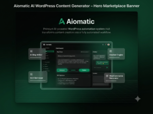 Aiomatic AI Content Writer, Editor, ChatBot & AI Toolkit 2.7.6 – WordPress SEO & Content Automation Plugin