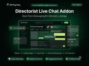 Directorist Live Chat Addon – Real-Time Messaging for Directory Listings