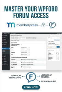 wpForo MemberPress Integration – Members-Only Forum Access