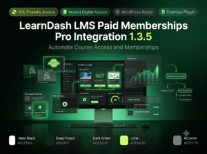 LearnDash LMS Paid Memberships Pro Integration 1.3.5 – Membership & Course Access Add-on for WordPress