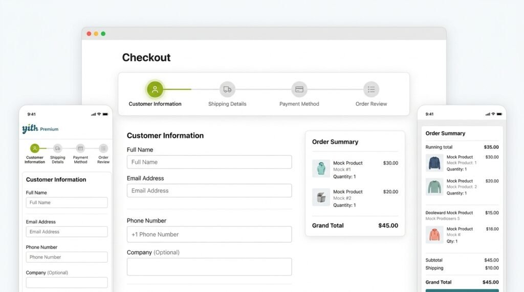 YITH WooCommerce Multi-Step Checkout Premium – Step-by-Step Checkout & Conversion Optimization Plugin