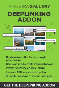 Envira Gallery Deeplinking Addon – SEO-Friendly Image URLs for WordPress