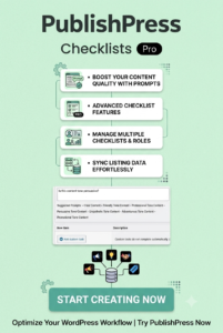 PublishPress Checklists Pro – Editorial Workflow & Publishing Checklist