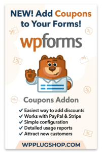 WPForms Coupons Addon – Add Discount Codes & Boost Conversions in WordPress Forms