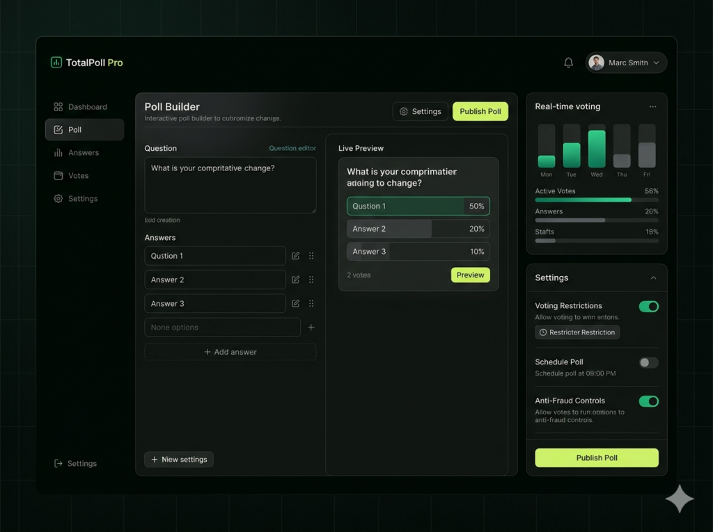 TotalPoll Pro – Interactive WordPress Poll & Voting Plugin with Analytics