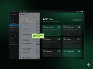 Admin and Site Enhancements Pro (ASE Pro) – All-in-One WordPress Admin Optimization & Site Toolkit
