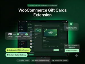 WooCommerce Gift Cards Extension – Sell Digital Gift Cards & Store Credit System for WooCommerce