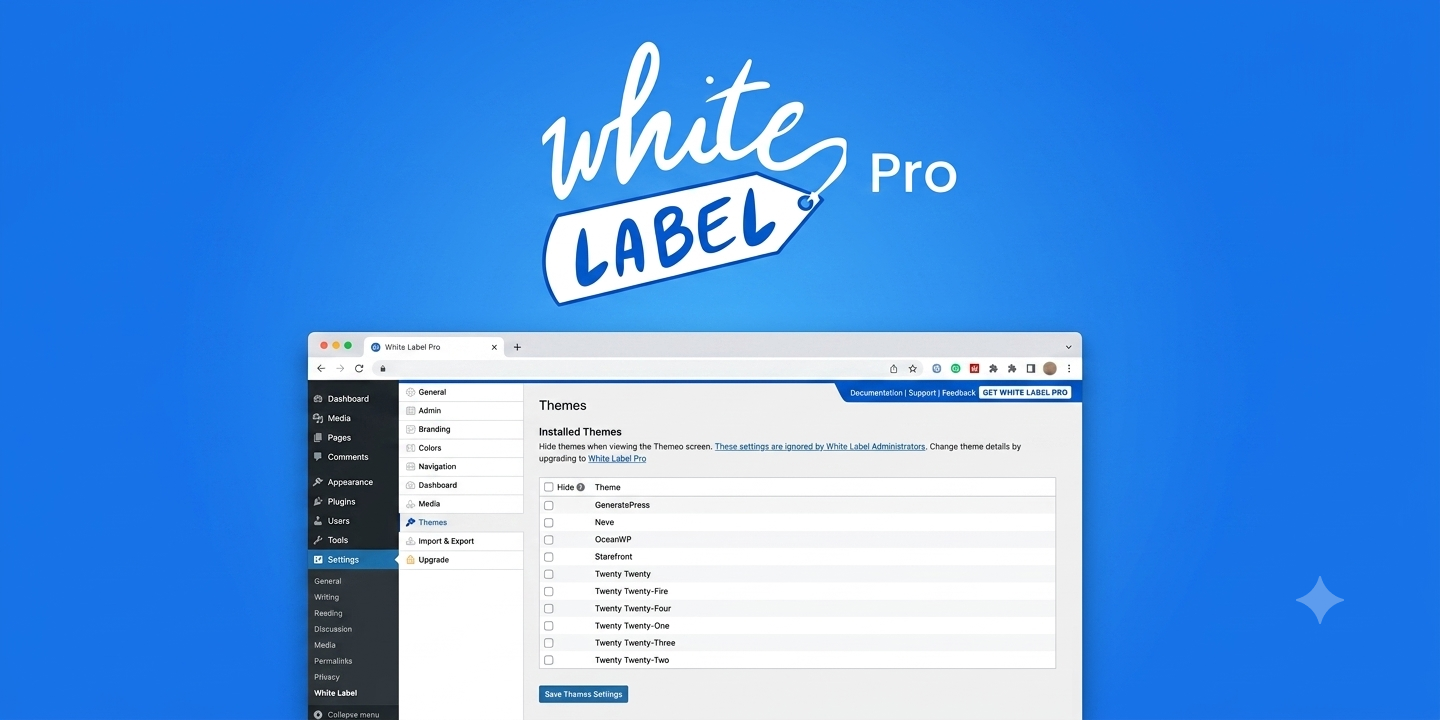 White Label Pro – WordPress Admin Branding, Login Customization & Client Dashboard Plugin