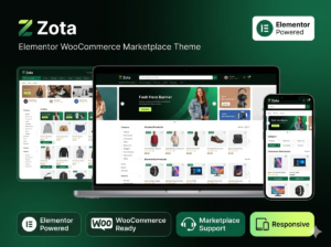 Zota – Elementor Multi-Purpose WooCommerce Theme for Ecommerce & Marketplace