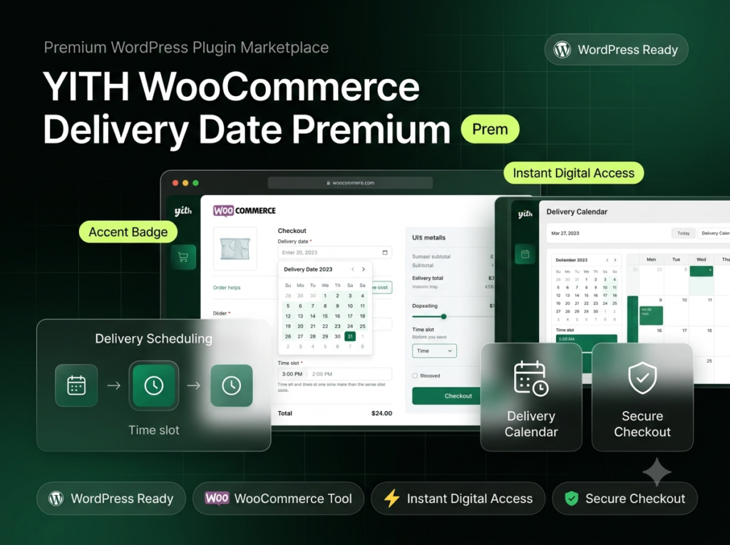 YITH WooCommerce Delivery Date Premium – Delivery Scheduling & Time Slot Plugin