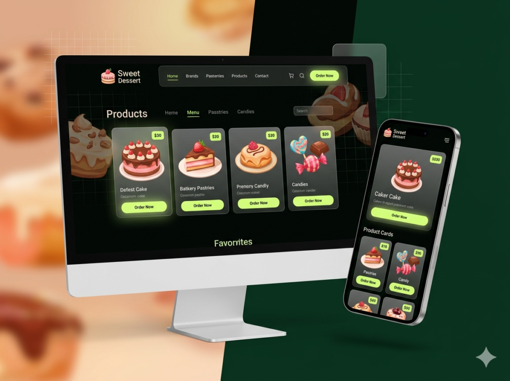 Sweet Dessert – Bakery, Candy Shop & Cafe WordPress Theme for Food Businesses