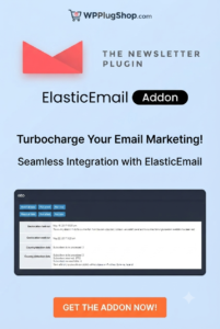 Newsletter ElasticEmail Addon – WordPress Email Delivery & SMTP Integration Tool