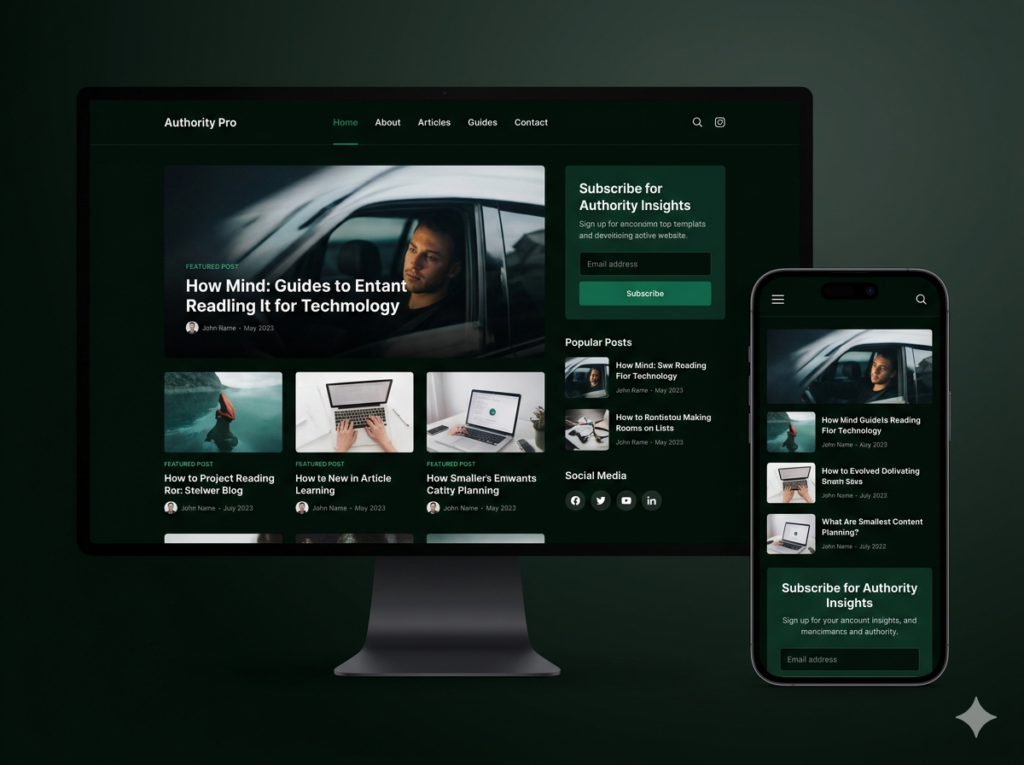 Authority Pro – Genesis WordPress Theme for Bloggers, Coaches & Content Creators