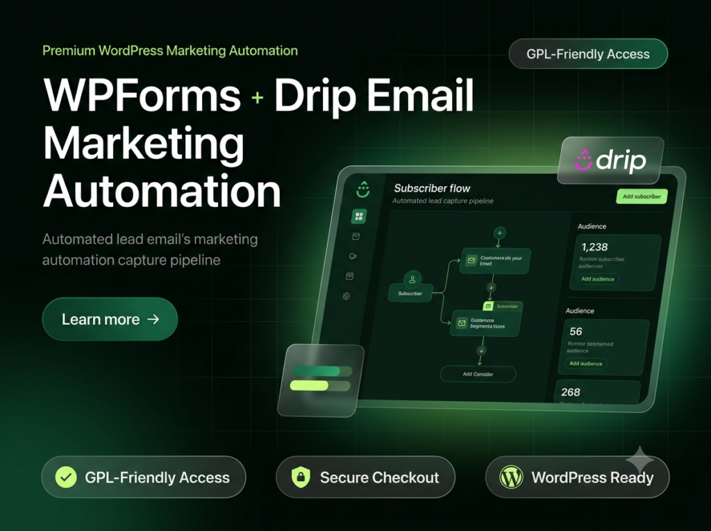 WPForms Drip Addon – Email Marketing Automation Integration for WordPress