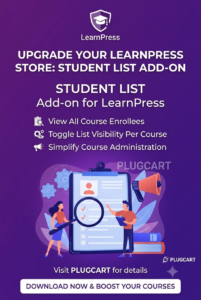 LearnPress Students List Addon 4.0.3 – Student Management for LearnPress