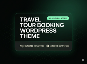 Travel Tour Booking WordPress Theme — WooCommerce & Elementor Ready
