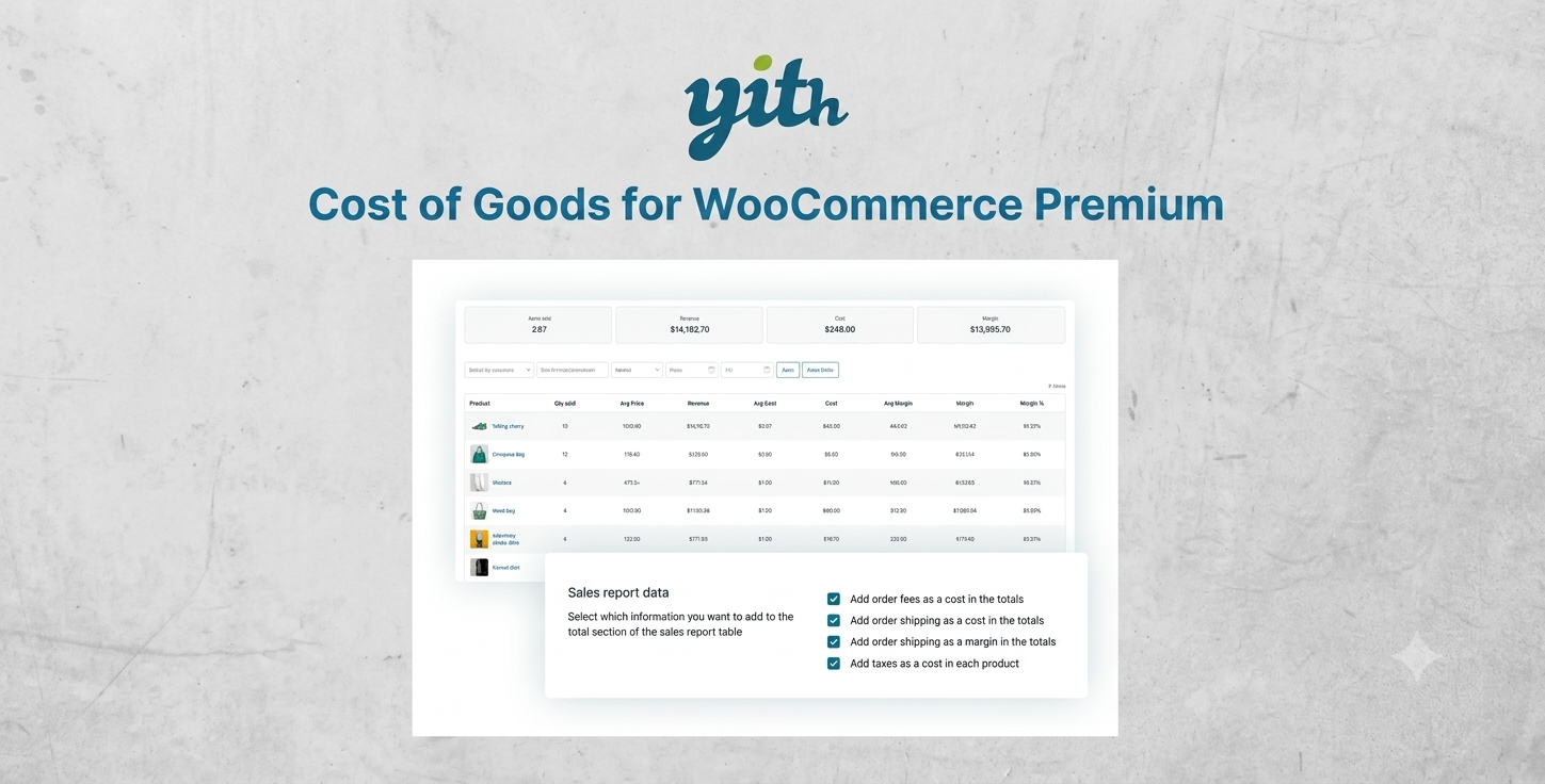 YITH Cost of Goods for WooCommerce Premium – Profit Tracking Plugin