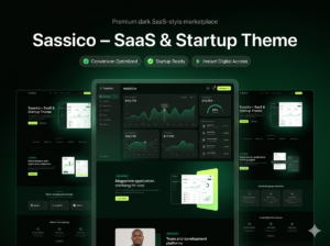 Sassico – SaaS & Startup Multipurpose WordPress Theme