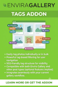 Envira Gallery Tags Addon – Dynamic Filterable Image Galleries for WordPress