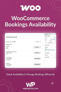 WooCommerce Bookings Availability Extension – Calendar & Schedule Plugin