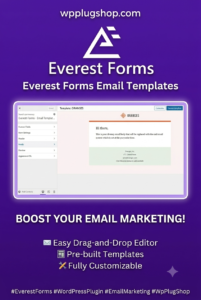 Everest Forms Email Templates – WordPress Custom Email Notification Plugin