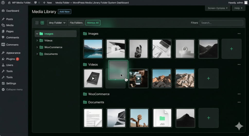 WP Media Folder – WordPress Media Library Folder Organizer & File Management Plugin