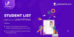 LearnPress Students List Addon 4.0.3 – Student Management for LearnPress