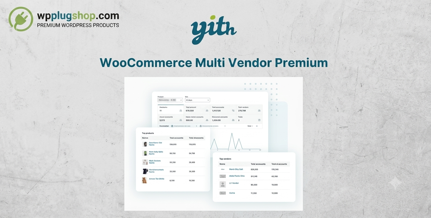 YITH WooCommerce Multi Vendor Premium 5.10.0 – WooCommerce Marketplace Plugin