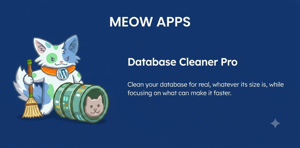Meow Database Cleaner Pro – WordPress Database Optimization Plugin