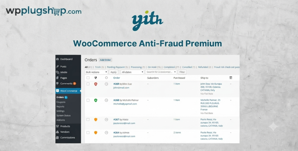 YITH WooCommerce Anti-Fraud Premium – Fraud Detection & Order Protection Plugin