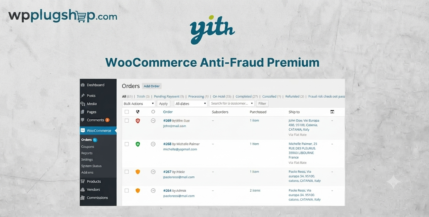 YITH WooCommerce Anti-Fraud Premium – Fraud Detection & Order Protection Plugin