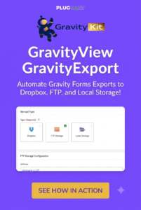 GravityExport – Gravity Forms Excel, CSV & PDF Export Plugin