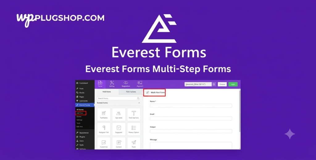 Everest Forms Multi Step Forms Addon – Advanced Multi Page Forms for WordPress